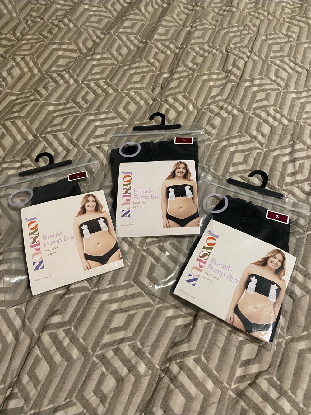 Noxxon Breast-Pump Bra in Black (Size S) - 3 Pack